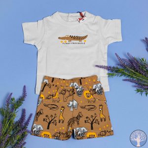 βρεφικό Σετ Τ-shirt / Σορτς Αγόρι– FUNKY