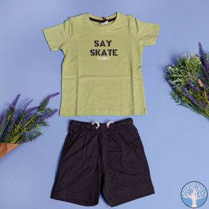 Παιδικό Σετ Τ-Shirt / Σορτς SAY SKATE Αγόρι- FUNKY