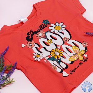 Παιδικό Σετ Τ-shirt / Σορτς Positive Κορίτσι- JOYCE