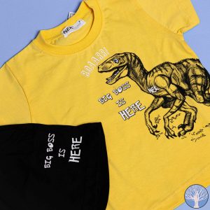 Παιδικό Σετ T-Shirt / Σορτς Dino Αγόρι– NEK