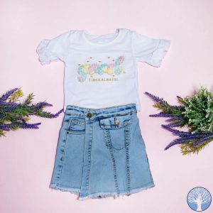 Παιδικό Σετ Τ-Shirt / Φούστα ( Σορτς) Κορίτσι– New College