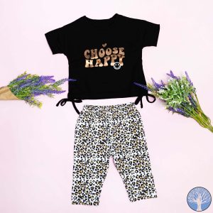 Παιδικό Σετ Τ-Shirt / Κολάν Happy Κορίτσι- FUNKY