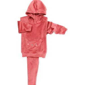 Παιδικό Σετ Κολάν / Φούτερ Βελουτέ Κορίτσι