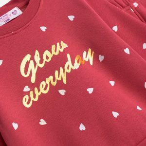 Βρεφικό Σετ Φόρμα / Φούτερ Glow Κορίτσι