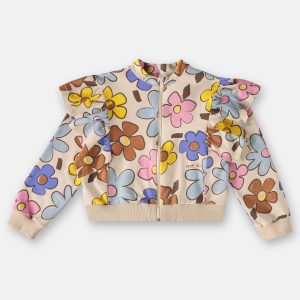 Παιδικό Σετ Φόρμα / Φούτερ Flowers Premium Κορίτσι
