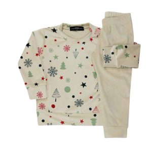 Παιδικό Σετ Φόρμα / Φούτερ Christmas Βελουτέ Unisex