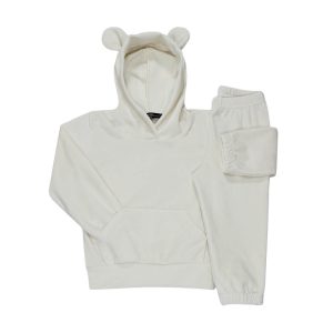 Βρεφικό Σετ Φόρμα / Φούτερ Βελουτέ Κορίτσι