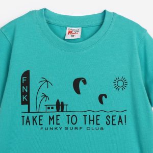 Παιδικό Σετ T-shirt-Σορτς με στάμπα Αγόρι FUNKY