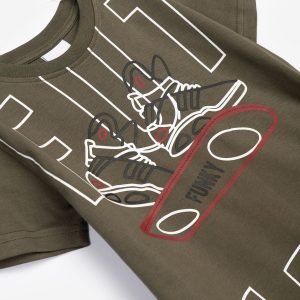 Παιδικό Σετ T-shirt-Σορτς με στάμπα Αγόρι FUNKY