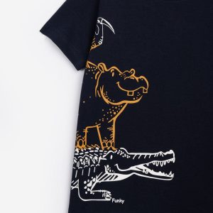 Παιδικό Σετ T-shirt-Σορτς με στάμπα Αγόρι FUNKY