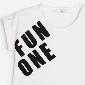 Παιδικό T-shirt-Σορτς με στάμπα Κορίτσι FUNKY