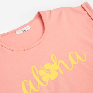 Παιδικό Σετ T-shirt-Σορτς με στάμπα Κορίτσι FUNKY