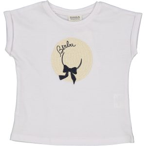 Παιδικό T-shirt με κέντημα καπέλο Κορίτσι BIRBA by MAULI