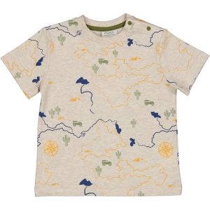 Παιδικό T-shirt με στάμπα all over Αγόρι BIRBA by MAULI