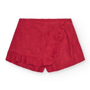 Παιδικό Σετ T-shirt κεντητό / Σορτς(φούστα) κεντητό Κορίτσι NATH by Tuc Tuc