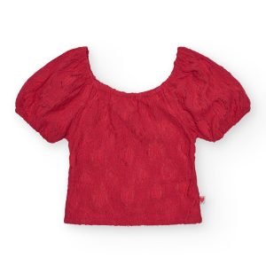 Παιδικό Σετ T-shirt κεντητό / Σορτς(φούστα) κεντητό Κορίτσι NATH by Tuc Tuc