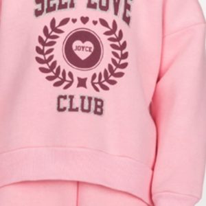 Παιδικό Σετ Φόρμα / Φούτερ με στάμπα και κουκούλα Κορίτσι JOYCE