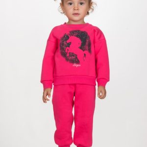 Παιδικό Σετ φόρμα / φούτερ με στάμπα Κορίτσι JOYCE