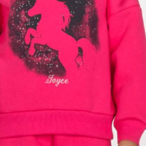 Παιδικό Σετ φόρμα / φούτερ με στάμπα Κορίτσι JOYCE