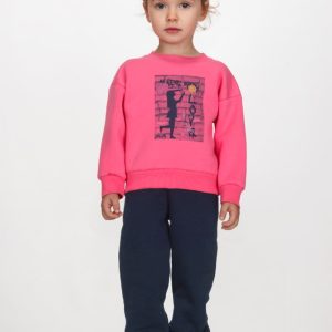 Παιδικό Σετ Φόρμα / Φούτερ με στάμπα Κορίτσι JOYCE