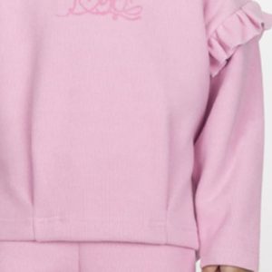 Παιδικό Σετ Φόρμα / Φούτερ rib λεπτό με στάμπα Κορίτσι JOYCE