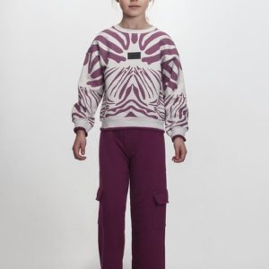 Παιδικό Σετ Φόρμα / Φούτερ με στάμπα all over Κορίτσι JOYCE