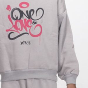 Παιδικό Σετ Φόρμα / Φουτερ με στάμπα Κορίτσι JOYCE