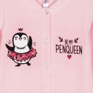 Βρεφικό φορμάκι βελουτέ με στάμπα DREAMS