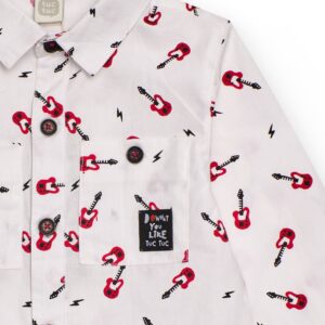 Παιδικό Πουκάμισο με all over σχέδιο Αγόρι Premium Tuc-Tuc