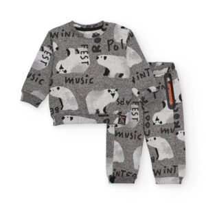 Παιδικό Σετ Φόρμα / Φούτερ με all over σχέδιο Αγόρι Premium Tuc Tuc
