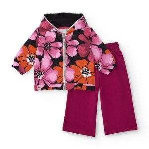 Παιδικό Σετ Παντελόνα / Φούτερ ζακέτα με all over σχέδιο Κορίτσι Premium Tuc-Tuc