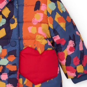 Παιδικό Μπουφάν με all over σχέδιο Κορίτσι Premium Tuc Tuc