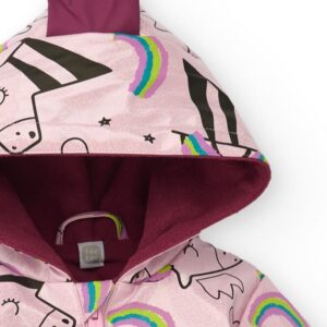 Παιδικό Μπουφάν Anorak(αδιάβροχο) με all over σχέδιο  Κορίτσι Premium Tuc Tuc