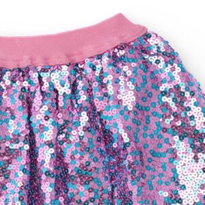 Παιδική Φούστα με εσωτερική επένδυση φούτερ και all over πούλιες Κορίτσι Premium Tuc-Tuc