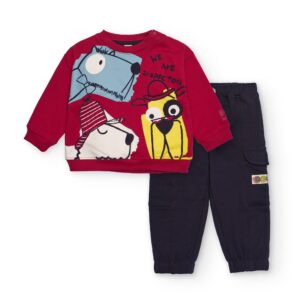 Παιδικό Σετ Φόρμα / Φούτερ με all over σχέδιο Αγόρι Premium Tuc Tuc