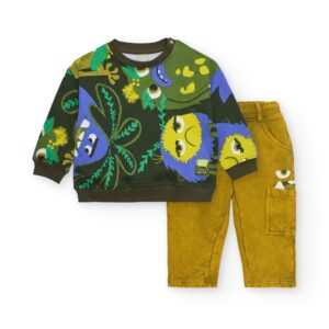 Παιδικό Σετ Φόρμα / Φούτερ με all over σχέδιο Αγόρι Premium Tuc Tuc