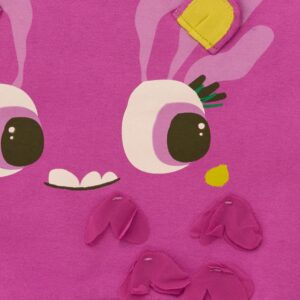 Παιδικό Σετ Κολάν με επένδυση / Φούτερ με all over σχέδιο και κέντημα Κορίτσι Premium Tuc-Tuc