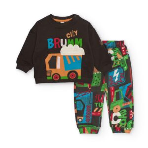 Παιδικό Σετ Φόρμα / Φούτερ με all over σχέδιο Αγόρι Premium Tuc Tuc