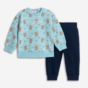 Βρεφικό Σετ Φόρμα / Φούτερ με all over στάμπα  Κορίτσι  FUNKY FOR KIDS