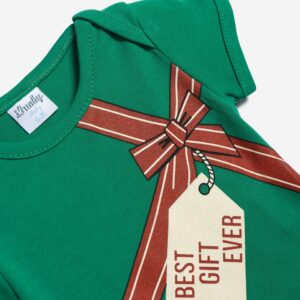 Βρεφικό Σετ 2τμχ Κορμάκια με Χριστουγεννιάτικες στάμπες  Αγόρι  FUNKY FOR KIDS