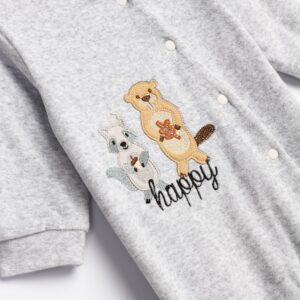 Βρεφικό Φορμάκι βελουτέ με διακριτική στάμπα  Αγόρι  FUNKY FOR KIDS