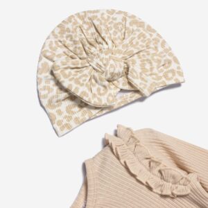 Βρεφικό Σετ 3τμχ Κορμάκι / Κολάν καμπάνα / Σκουφάκι  Κορίτσι  FUNKY FOR KIDS