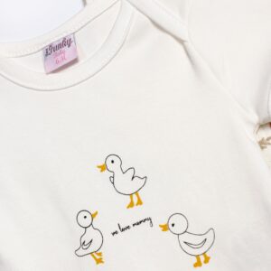 Βρεφικό Σετ 2τμχ Κορμάκια με διακριτική στάμπα και all over σχέδιο Κορίτσι  FUNKY FOR KIDS