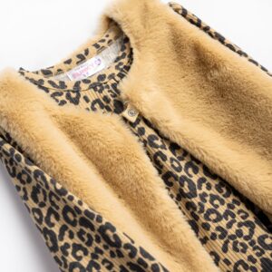 Παιδικό Σετ 3τμχ Μπλούζα / Παντελόνα δερματίνη / Γουνάκι αμάνικο Κορίτσι FUNKY FOR KIDS