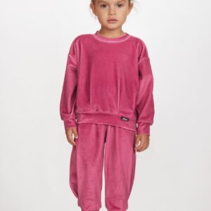 Παιδικό Σετ Φόρμα / Φούτερ βελουτέ  Κορίτσι JOYCE