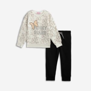 Παιδικό Σετ Φόρμα / Φούτερ με all over σχέδιο Κορίτσι FUNKY FOR KIDS