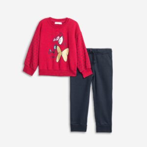 Παιδικό Σετ Φόρμα / Φούτερ με διακριτική στάμπα Κορίτσι FUNKY FOR KIDS