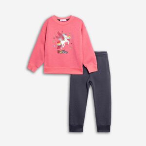 Παιδικό Σετ Φόρμα / Φούτερ με διακριτική στάμπα Κορίτσι FUNKY FOR KIDS