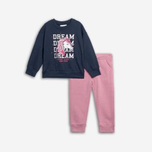 Παιδικό Σετ Φόρμα / Φούτερ με διακριτική στάμπα Κορίτσι FUNKY FOR KIDS