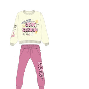Παιδικό Σετ Φόρμα / Φούτερ με στάμπα Κορίτσι FUNKY FOR KIDS